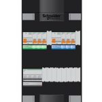 Schneider Groepenkast 8-Groepen B16 Ampere - 4P Hoofdschakelaar - 3 Aardlekschakelaars