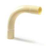 Pvc bocht creme 16mm (25 stuks)