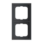 Busch-Jaeger Future Linear Afdekraam 2V Mat Zwart