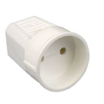 Contrastekker zonder randaarde