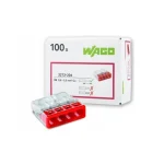 Wago 2273-204 Lasklem 4-polig 0.5-2.5mm2 (doos 100st)
