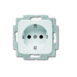 Busch-Jaeger Reflex Wandcontactdoos 1V + Randaarde Wit